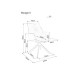 80-1571 CHAIR BOOGIE II VELVET BLACK FRAME / BLACK BLUVEL 19 DIOMMI BOOGIEIIVCC