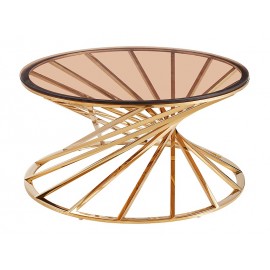 80-2098 OTTAVIA BENCH A SMOKE GLASS AMBER / GOLDEN FI 80 DIOMMI OTTAVIAACTZL