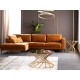 80-2098 OTTAVIA BENCH A SMOKE GLASS AMBER / GOLDEN FI 80 DIOMMI OTTAVIAACTZL