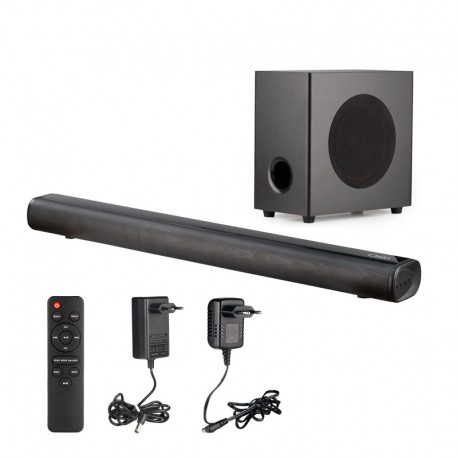 15182-0003 Osio OSBT-9060 Soundbar και ασύρματο Subwoofer με Bluetooth, AUX, USB, OPT, HDMI και τηλεχειριστήριο – 256W