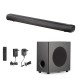15182-0003 Osio OSBT-9060 Soundbar και ασύρματο Subwoofer με Bluetooth, AUX, USB, OPT, HDMI και τηλεχειριστήριο – 256W