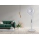 Singer 7010/02WH Ανεμιστήρας Ορθοστάτης 55W Διαμέτρου 40cm