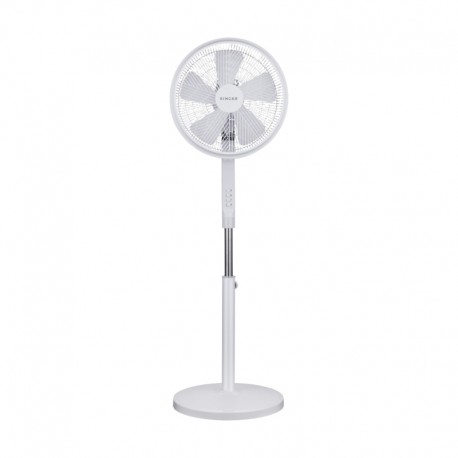 Singer 7010/02WH Ανεμιστήρας Ορθοστάτης 55W Διαμέτρου 40cm