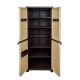 E-4398 Ντουλάπα πλαστική 4 ράφια - 70x43x180cm 1ΤΜΧ/ΚΙΒ
