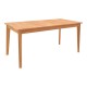 340-000004 Τραπέζι Ory pakoworld teak ξύλο σε φυσική απόχρωση 160x80x75εκ