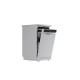 Midea MDWEF1034DSS-W Πλυντήριο Πιάτων Ελεύθερο για 10 Σερβίτσια 45cm Inox C