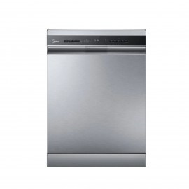 Midea MDWEF1433DSS-W Πλυντήριο Πιάτων Ελεύθερο για 14 Σερβίτσια 60cm Inox C