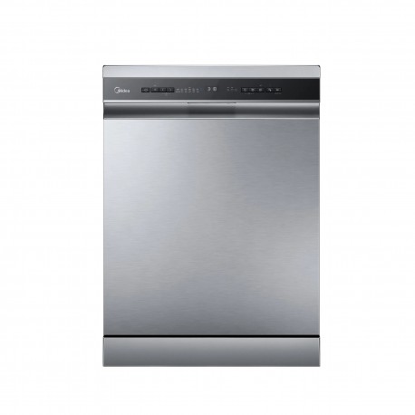Midea MDWEF1433DSS-W Πλυντήριο Πιάτων Ελεύθερο για 14 Σερβίτσια 60cm Inox C