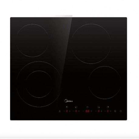 Midea MCH702T298K0 Εντοιχιζόμενη Εστία 4 θέσεων Μαύρη  5,1x59x52 εκ.
