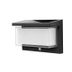 80206711S it-Lighting Juniper LED 8W 3000K Solar Wall Light in Black Color D:222x163x91mm (80206711S)