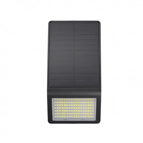 80206910S it-Lighting Annecy LED 2W 2700K | 6500K Solar Outdoor Wall Lamp Black D:160x82x29 mm (80206910S)