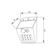80207011S it-Lighting Meribel LED 2W 3000K  Solar Outdoor Wall Lamp Black D:130x10x50mm (80207011S)