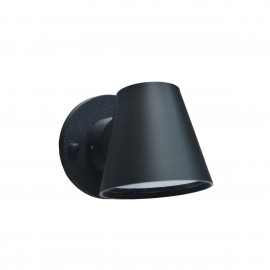 80206214 it-Lighting Canyon 1xGU10 Outdoor Wall Lamp Black D:100x105x135mm (80206214)