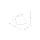 80206214 it-Lighting Canyon 1xGU10 Outdoor Wall Lamp Black D:100x105x135mm (80206214)