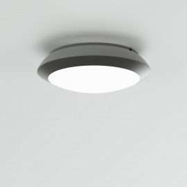 80300834 it-Lighting Champlain 1xE27 Outdoor Ceiling Light Grey D:90x285x285mm (80300834)