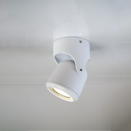 80206024 it-Lighting Crescent 1xGU10 Outdoor Spot White D:90x90x130mm (80206024)