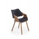 60-34473 K396 chair, color: walnut / black