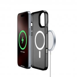 490850 CELLULAR LINE 482830 Μαγνητική Θήκη Κινητού Magsafe Σκληρής Σιλικόνης για iPhone 16 Pro Max Μαύρη