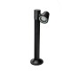 80400714 it-Lighting Shasta 1xGU10 Outdoor Pole Light Black D:150x230x600mm (80400714)