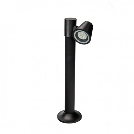 80400714 it-Lighting Shasta 1xGU10 Outdoor Pole Light Black D:150x230x600mm (80400714)