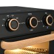 06-23690 ESTIA ΦΡΙΤΕΖΑ ΑΕΡΟΣ OAK 1400w 12lt ΜΕ 4 ΛΕΙΤΟΥΡΓΕΙΕΣ ΨΗΣΙΜΑΤΟΣ ΜΑΥΡΟ