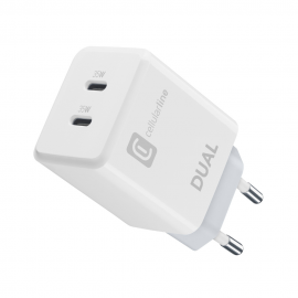 490584 CELLULAR LINE 453809 Φορτιστής Σπιτιού για Apple με Θύρα Type-C 35W Λευκός