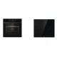 Gorenje BO6735E02BK + ECT641BSC Φούρνος άνω Πάγκου 77lt με Κεραμικές Εστίες Π59.5εκ. Μαύρος A