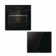 Gorenje BOP6737E02BK + GI601FMC Φούρνος άνω Πάγκου 77lt με Επαγωγικές Εστίες Π59.5εκ. Μαύρος A