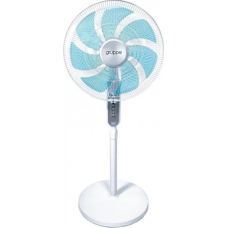 Gruppe SF1873A Ανεμιστήρας Δαπέδου 70W Διαμέτρου 45cm Μπλε-Λευκό