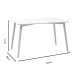 127-000084 Τραπέζι Cuba pakoworld MDF sonoma-μαύρο 120x70x76εκ