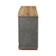 230-000074 Μπουφές Zafore  pakoworld σε oak - καφέ antique απόχρωση 180x45x80εκ