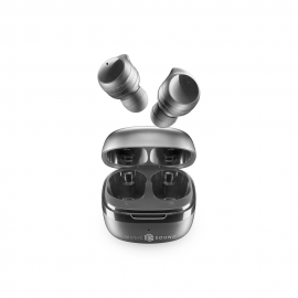 490650 CELLULAR LINE 467868 Music Sound Flow Bluetooth Ακουστικά TWS με Θήκη Φόρτισης Μαύρα