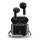 490655 CELLULAR LINE 470073 Rize Bluetooth Ακουστικά TWS με Θήκη Φόρτισης Μαύρα