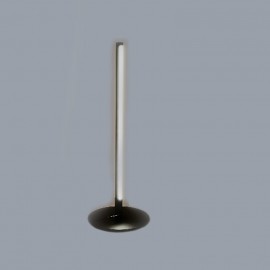 3012 InLight Επιτραπέζιο φωτιστικό LED 7W 3000K από μαύρο μέταλλο και ακρυλικό D:46cm (3012)