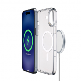 490849 CELLULAR LINE 482700 Μαγνητική Θήκη Κινητού για Magsafe Φορτιστή iPhone 16 Διαφανής