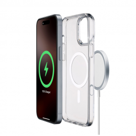 490847 CELLULAR LINE 482823 Μαγνητική Θήκη Κινητού για Magsafe Φορτιστή iPhone 16 Pro Max Διαφανής