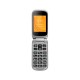 Egoboo Flip 4G Dual SIM Κινητό με Μεγάλα Κουμπιά Μαύρο