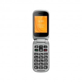 Egoboo Flip 4G Dual SIM Κινητό με Μεγάλα Κουμπιά Μαύρο