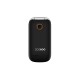 Egoboo Flip 4G Dual SIM Κινητό με Μεγάλα Κουμπιά Μαύρο