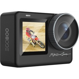 Egoboo X Maui And Sons Eye Pro 128GB Action Camera 4K Ultra HD Υποβρύχια (με Θήκη) με Οθόνη Αφής 2.33" και Wi-Fi Μαύρη