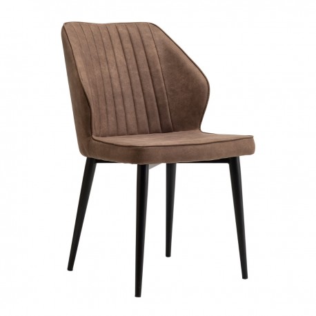 300-198 Καρέκλα Rihanna Special Μόκα 49 x 61 x 84 49x61x84 εκ.