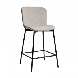 200-125 Σκαμπό Melina-Bar μπεζ 55 x 48 x 95 55x48x95 εκ.