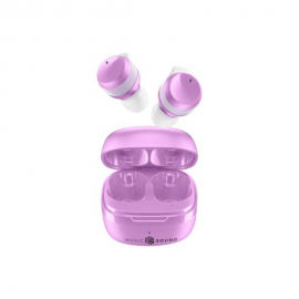490653 CELLULAR LINE 467936 Music Sound Flow Bluetooth Ακουστικά TWS με Θήκη Φόρτισης Βιολετί