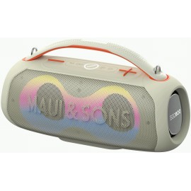 Egoboo X Maui Sons Ηχείο Bluetooth 20W με Διάρκεια Μπαταρίας έως 5 ώρες Μπεζ