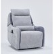 0051.AR52G Mayfair πολυθρόνα relax Shiatsu massage lift με ηλεκτρική ανάκλιση 80x88x102εκ. Γκρι ανοιχτο/Γκρι σκούρο ύφασμα Γκρι 