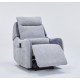 0051.AR52G Mayfair πολυθρόνα relax Shiatsu massage lift με ηλεκτρική ανάκλιση 80x88x102εκ. Γκρι ανοιχτο/Γκρι σκούρο ύφασμα Γκρι 