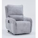 0051.AR69GR Zen πολυθρόνα Relax Lift 81,5x96x105εκ. με ηλεκτρική ανάκλιση Γκρι ύφασμα Γκρι 81,5x96εκ. Ύψος : 105εκ.