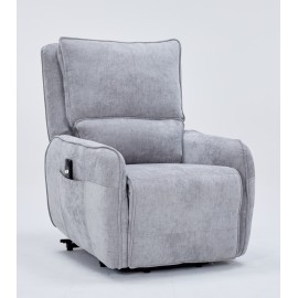 0051.AR69GR Zen πολυθρόνα Relax Lift 81,5x96x105εκ. με ηλεκτρική ανάκλιση Γκρι ύφασμα Γκρι 81,5x96εκ. Ύψος : 105εκ.