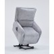0051.AR69GR Zen πολυθρόνα Relax Lift 81,5x96x105εκ. με ηλεκτρική ανάκλιση Γκρι ύφασμα Γκρι 81,5x96εκ. Ύψος : 105εκ.