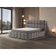 2EPREMIUMMP-EK160200 ΚΡΕΒΑΤΙ PREMIUM ΜΠΑΟΥΛΟ ΝΤΥΜΕΝΟ ΜΕ ΥΦΑΣΜΑ 160x200 - ΕΚΡΟΥ